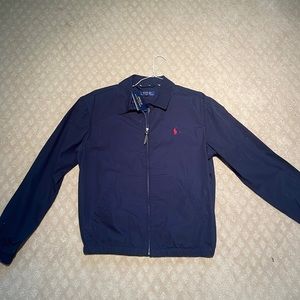 Polo Zip-up Jacket (Navy)